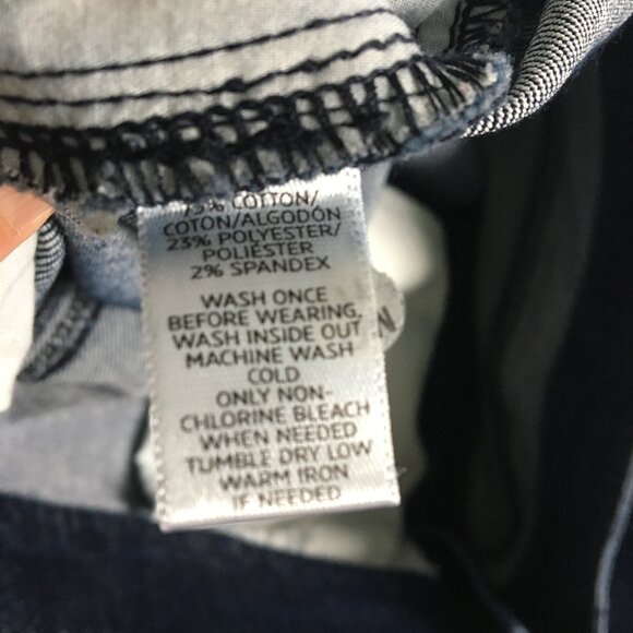 LOFT | dark wash denim pencil skirt - Picture 5 of 8